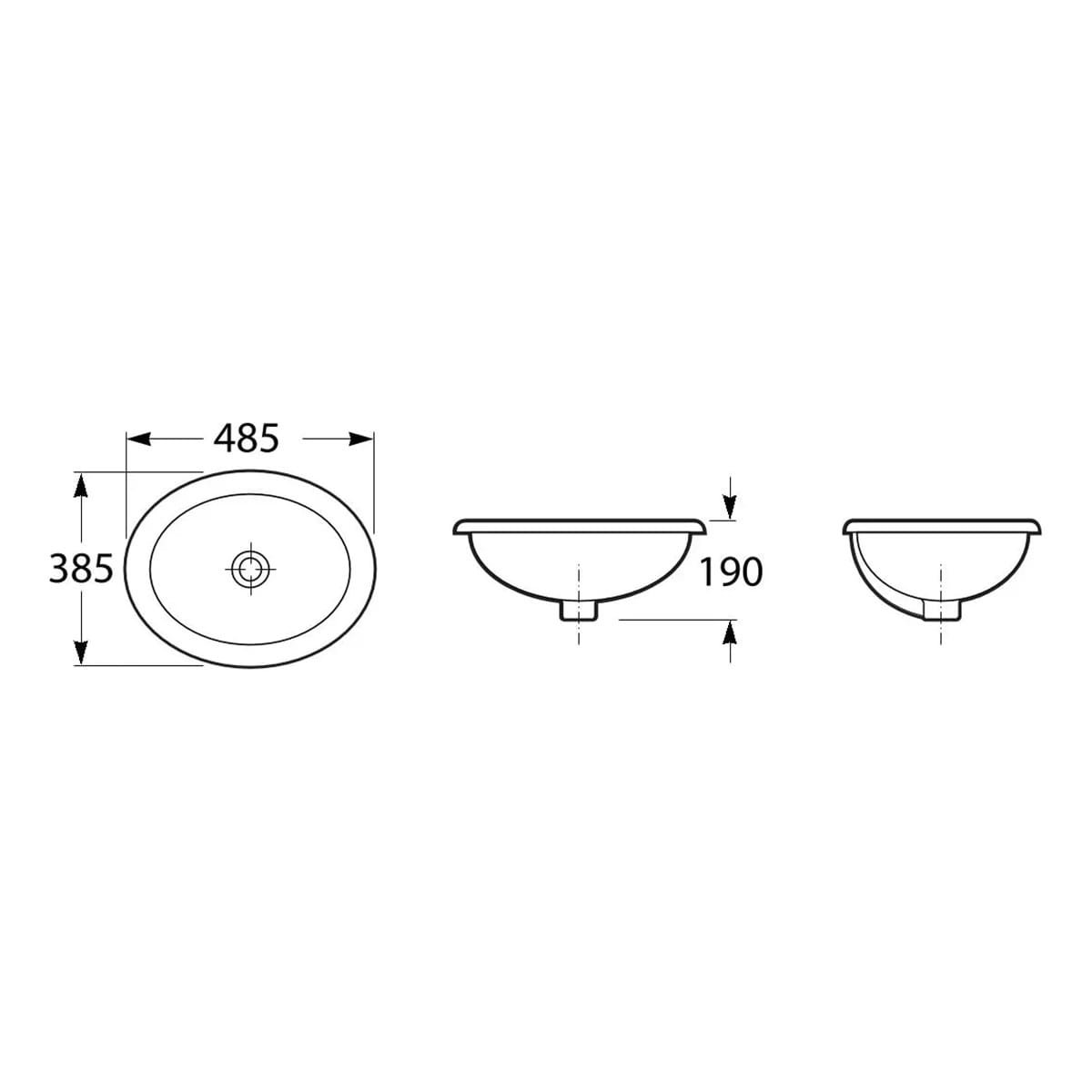 Roca Bacha Indalo - Medidas