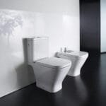 Roca The Gap Inodoro + Deposito + Bidet 3 agujeros