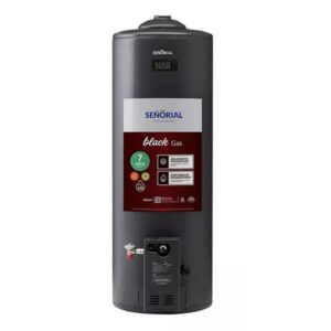 Termotanque Multigas Señorial Black TSBG-110 Negro 110 Lts