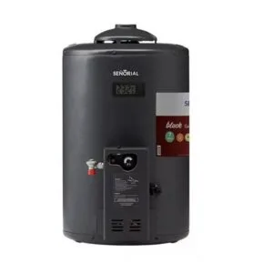 Termotanque Multigas Señorial Black TSBG-50 Negro 50 Lts