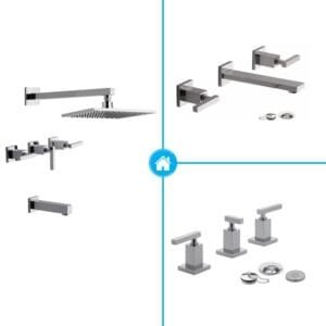 FV Dominic Lever Lavatorio Pared + Bidet + Ducha