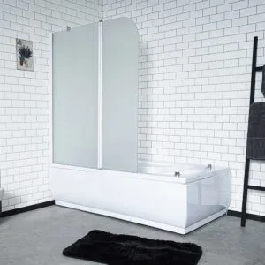 Gorena Rodas Mampara sobre bañera Doble Hoja - 120 x 140 cm