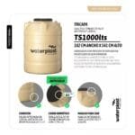 Tanque Waterplast 1000 lts