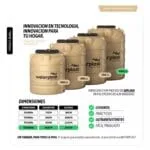 Tanque Waterplast Medida 1000 lts