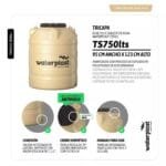 Tanque Waterplast 750 lts