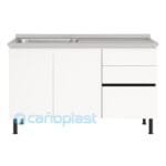 Cocina Bajo Mesada Bacha Izquierda 1.40 mts