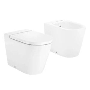 Roca Inspira Inodoro Corto Rimless + Bidet