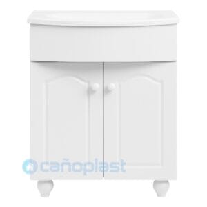 Gabinetto Clásico Blanco con Mesada 60 cm