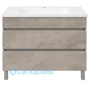 Vanitory Concreto c/ cajones con Mesada 100 cm