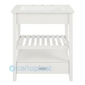 Gabinetto Maral Abierto Blanco con Mesada 60 cm