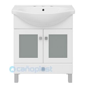 Millenium Maral Blanco Biselado con Mesada Loza Roca 60 cm