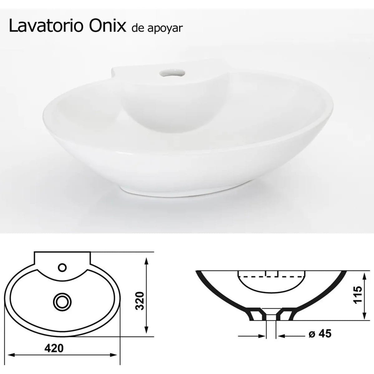 Cordenons Lavatorio Onix - 2