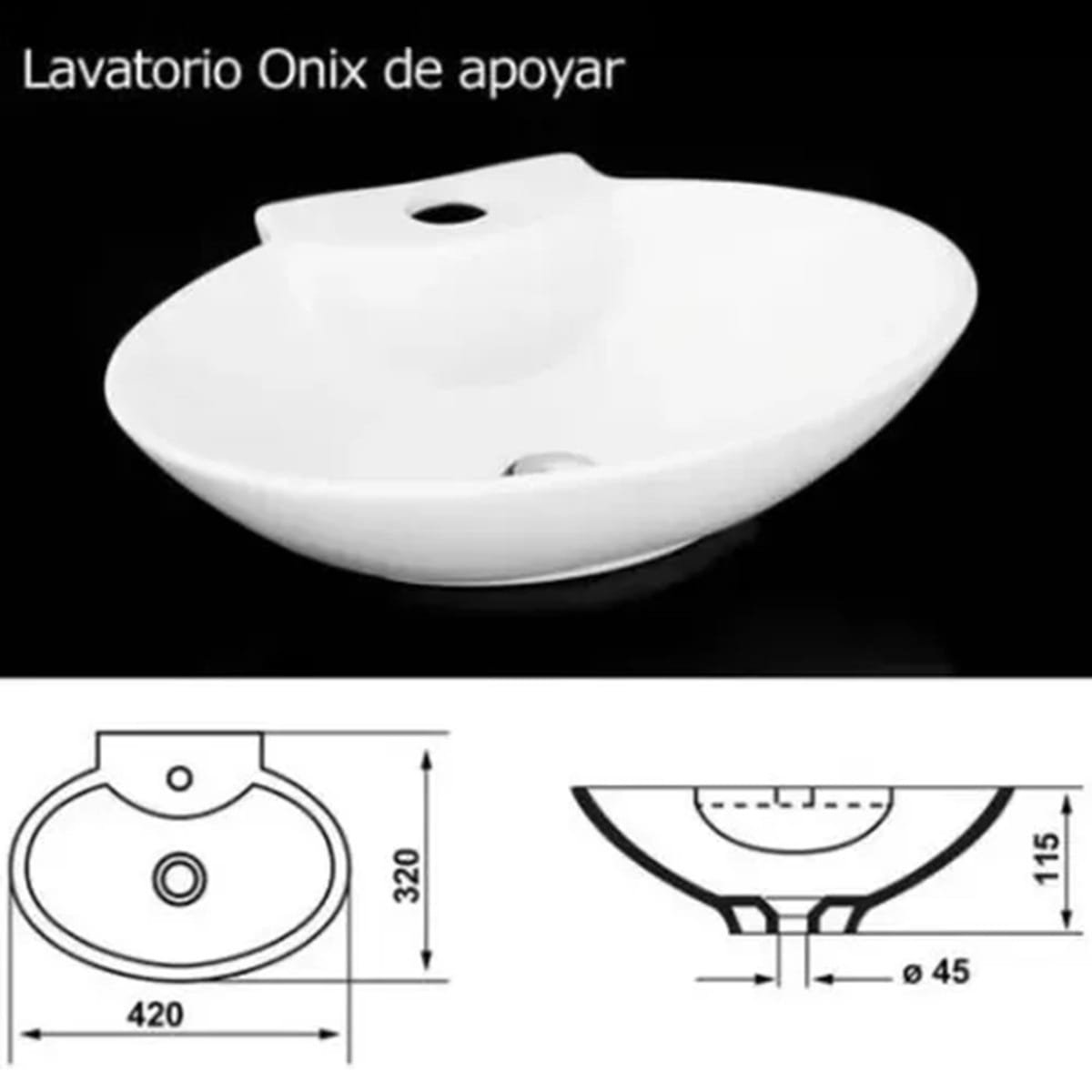 Cordenons Lavatorio Onix - 3
